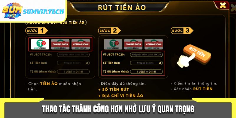 Thao tác thành công hơn nhờ lưu ý quan trọng